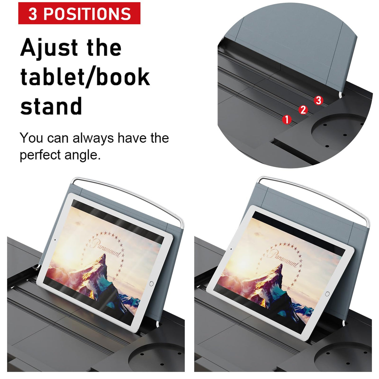 Bamboo Bathtub Caddy Tray Expandable for Luxury Bath, Bath Accessories & Table with Wine Glass Holder, Book Stand Bathroom Organizer with Extending Sides for Men/Women,Black BAMBUROBA