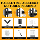 cynnda 5-Tier 40" W x 20" D x 71" H Garage Storage Shelves 2500LBS Garage Shelving Adjustable Metal Shelf Heavy Duty Shelving Units for Garages Steel Pantry Rack cynnda