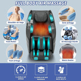 HealthRelife 3D Massage Chair Full Body Recliner - Zero Gravity with Heat, 12 Auto-Massage Modes, Shiatsu Foot Massage, with 55-inch SL-Track, 28 Airbags Massage, Foot Rollers,Free Dust Cover (Black) HealthRelife