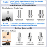 4 inch Stem Casters, Heavy Duty Casters Set of 4, 1/2"-13 x 1(Stem Diameter 1/2", Stem Length 1"), Locking Threaded Stem Caster Wheels - Load 2000lbs LUTUMEI