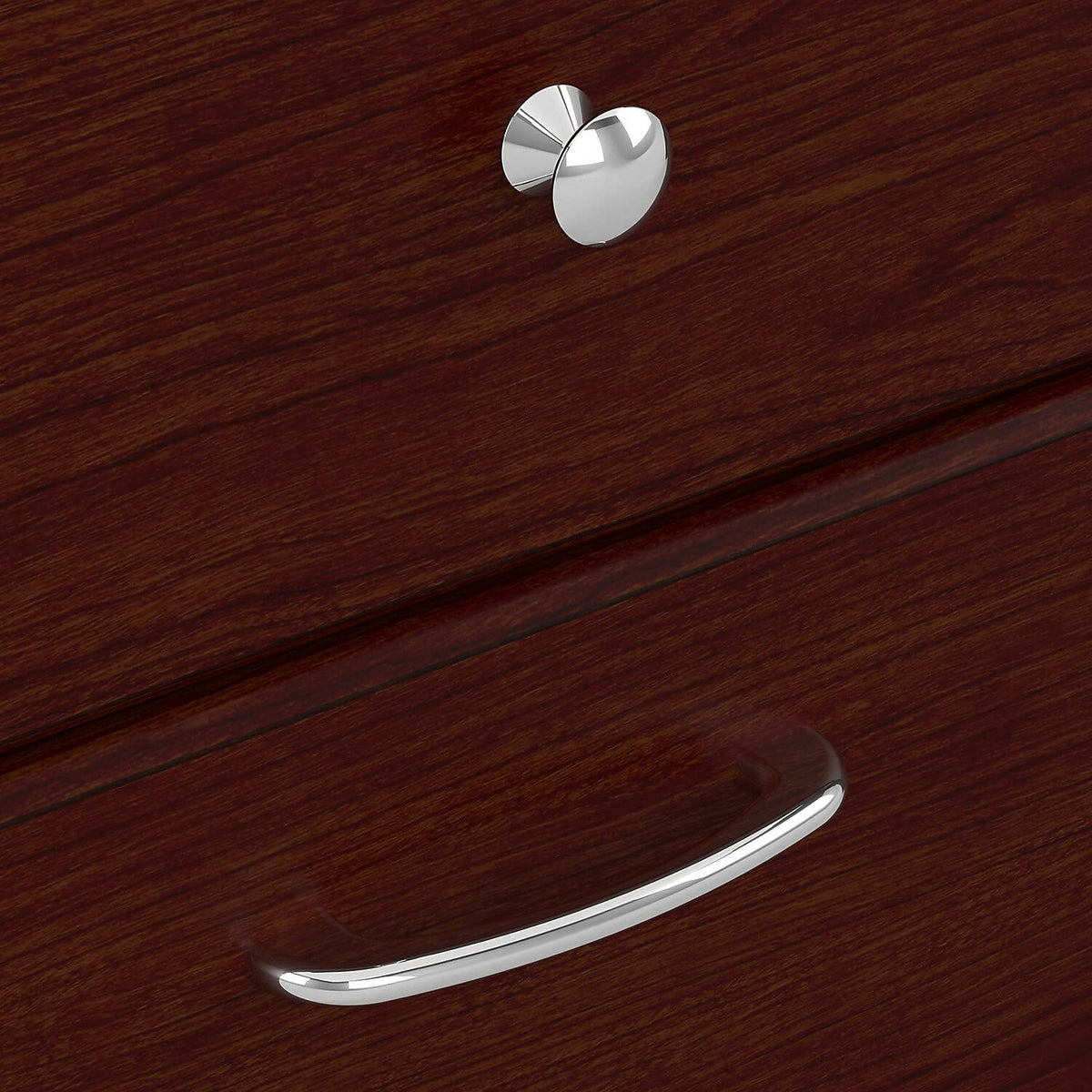 Bush Furniture Cabot Lateral File Cabinet in Harvest Cherry Bush Business Furniture