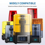 ANYCUBIC 3D Printer Resin, 405nm Plant-Based Rapid Resin, Low Odor, Photopolymer Resin for LCD 3D Printing,1kg Grey ANYCUBIC