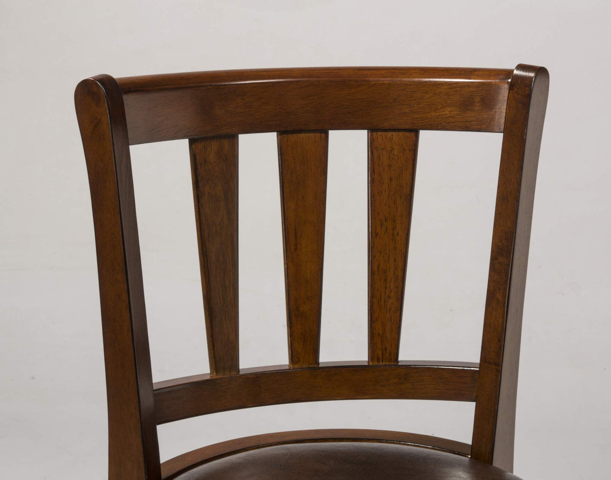 Hillsdale Presque Isle Swivel Stool, Bar Height, Cherry Hillsdale