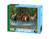 Springbok 500 Piece Jigsaw Puzzle Summer Creek Multi, Large/18 x 23.5" Springbok