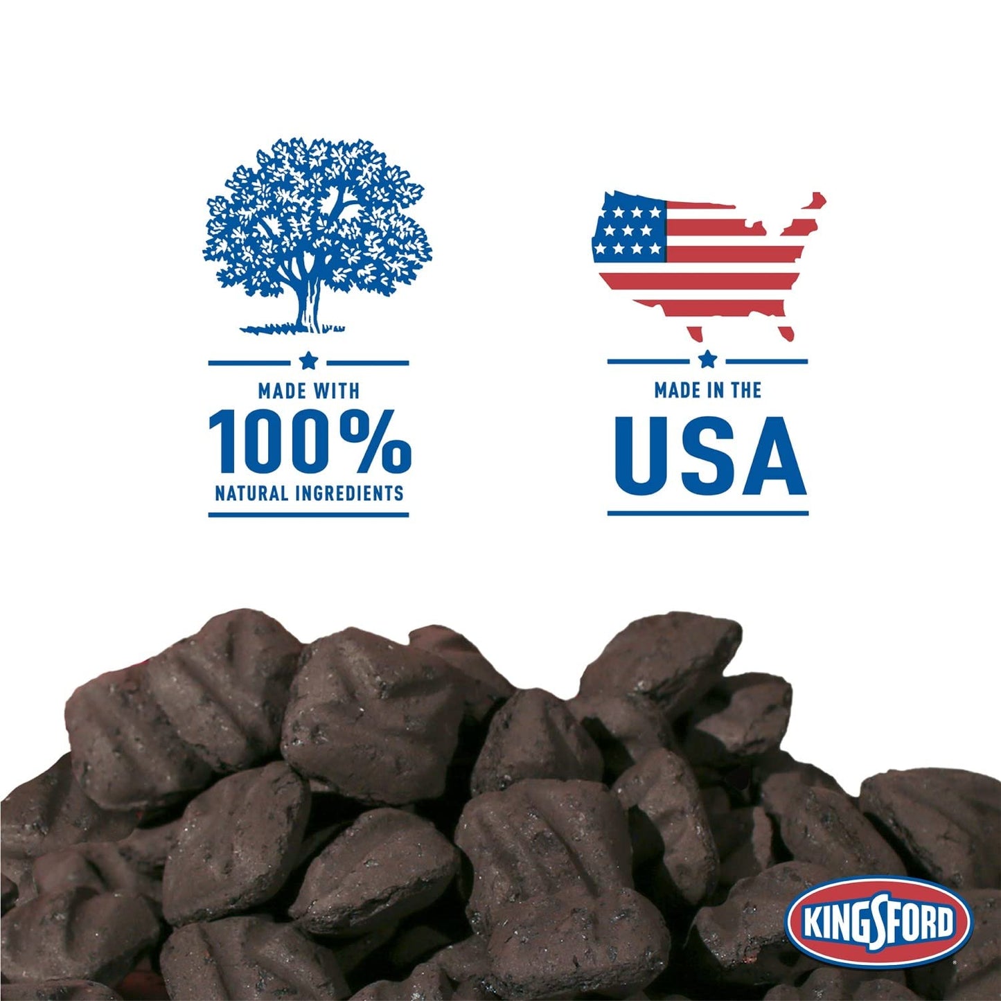 Kingsford Original Charcoal Briquettes, BBQ Charcoal for Grilling 12 Pounds Each (Pack of 2) (Package May Vary)