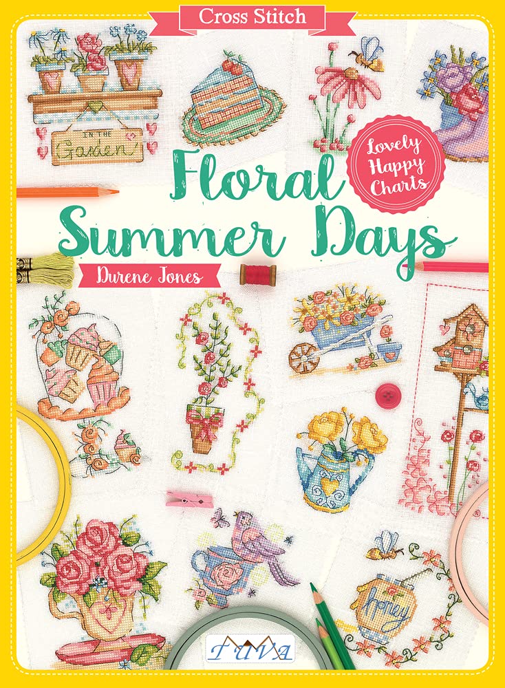 Cross Stitch: Floral Summer Days Tuva Publishing
