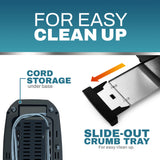 Elite Gourmet ECT4829B# Long Slot 4 Slice Toaster, Reheat 6 Toast Settings, Defrost, Cancel Functions, Built-in Warming Rack, Extra Wide Slots for Bagels Waffles, Black Elite Gourmet