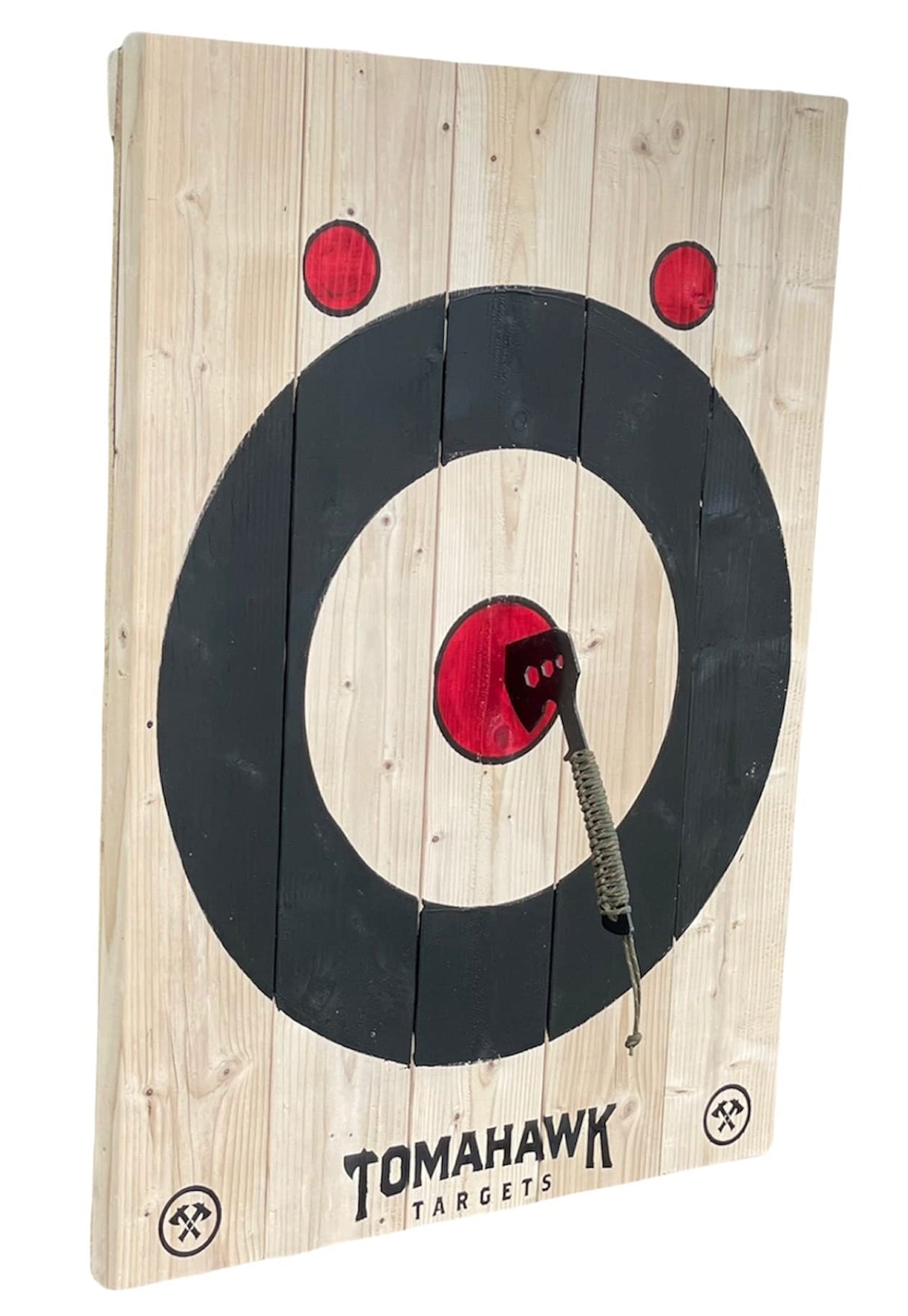 Large 2-Ring Painted Frameless Axe and Knife Throwing Target Generic