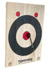 Large 2-Ring Painted Frameless Axe and Knife Throwing Target Generic