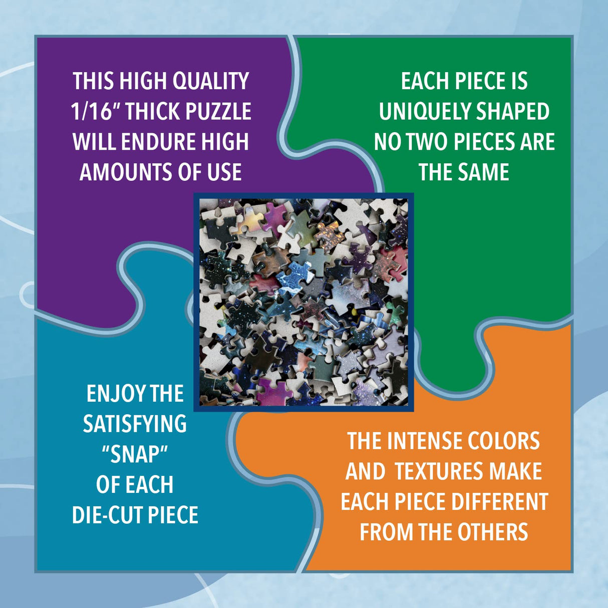 Glow in The Dark Universal Cosmos Adventure 1000 Piece Jigsaw Puzzle, Twin Spring Goods 1,000 pcs Puzzle TWIN SPRING GOODS