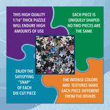 Glow in The Dark Universal Cosmos Adventure 1000 Piece Jigsaw Puzzle, Twin Spring Goods 1,000 pcs Puzzle TWIN SPRING GOODS