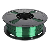 CC3D Silk PLA Filament Forest Green 1.75mm 1KG 3D Printing Silky Shiny Metallic PLA Christmas Green Color FDM Filament 3D Printer Materials CC3D