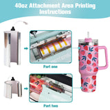 BetterSub 3in1 40 OZ Tumbler Mug Heat Press Machine 30 OZ 20 OZ 16 OZ Sublimation Straight Skinny Tumbler Mug,11 OZ 15 OZ 16 OZ Sublimation Mug Heat Transfer Teal BetterSub