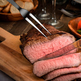 Browne Two Pronged Fork Tine Elite - 11 Inch Kitchen Forks Carving Fork for Meat Stainless Steel Kitchen Utensils Meat Fork Carving - Silver Heavy Duty Serving Fork Carving Set Meat Forks for Kitchen Guffman