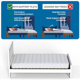 BBX-G Heavy Duty Thick Folding Box Spring, Mattress Supporting Wood Floor, Foldable Box Spring, Bed Support Slats, 60"x30" BBX-G