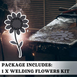 Therwen Welding Kits Flower Welding Coupons 16 Gauge Tig DIY Stainless Steel Welding Practice Kit Metal with Mig, Tig, Gas, Arc, Stick (Cute,1 Set) Therwen