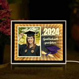 Personalized Infinity Mirror Customized Photos, Custom Valentines Day, Birthday, for Couple, Desktop LED Night Light Makeup Mirror 2 in 1, Home Decoration Bedroom Office Living Room LINMQIU