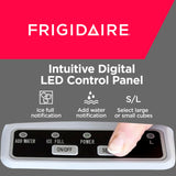 FRIGIDAIRE EFIC189-Silver Compact Ice Maker, 26 lb per Day, Silver Frigidaire