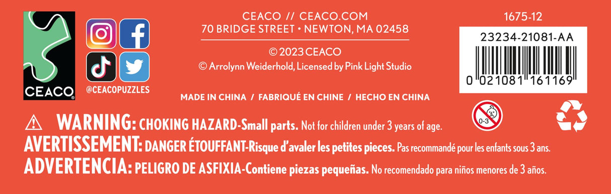 Ceaco - Glow in The Dark - Outer Space Adventure - 100 Piece Jigsaw Puzzle Ceaco