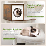 Globlazer W66 Cat Tree Tall 66-inch Modern Cat Tower for Indoor Cats Aesthetic Cat Tree with 4 Scratching Posts, 5 Washable Removable Cushions, Cat Furniture Globlazer