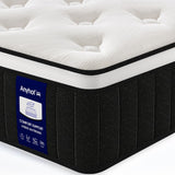 Anyhot,Twin Mattress,10 Inch Medium Firm Hybrid Bed Mattresses,Twin Mattress Size with High Density Foam and Independent Pocket Springs,Release Pressure,Cool and Breathable Anyhot