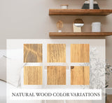 Urbandi Modern Fireplace Mantel, Contemporary, Floating Mantle, Shelf, Hand Crafted, (Aged Oak, 48Lx3Hx8D) Urbandi