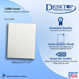 Watercolor Paper 9 x 12 on Premium Artistic White Cardstock - 20 Sheets - (120lb Cover - 325 GSM) - Sheets work for Kids & Adults - Beginners to Advanced Creators Desktop Publishing Supplies