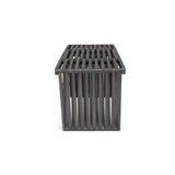 Christopher Knight Home Esme Outdoor Acacia Wood Bench, Dark Gray Finish Christopher Knight Home