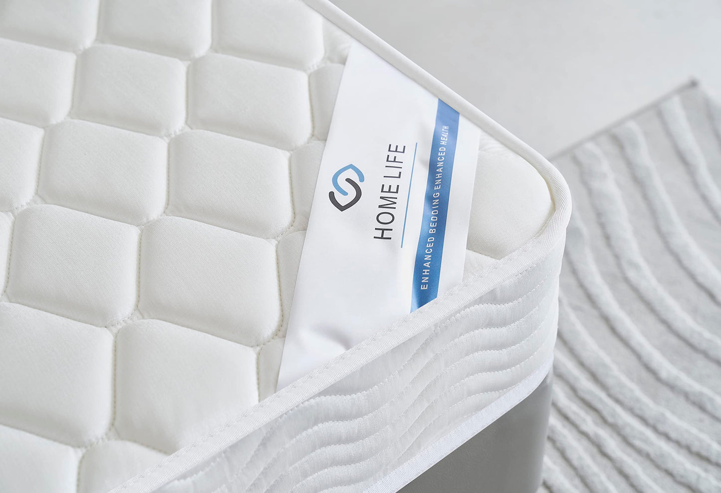 Oliver & Smith King Mattress 6 Inch Hybrid King Size Mattress with Pocketed Coil Springs with High Density & Comfort Cold Foam - Eco-Friendly, Breathable Mattress King Medium Firm