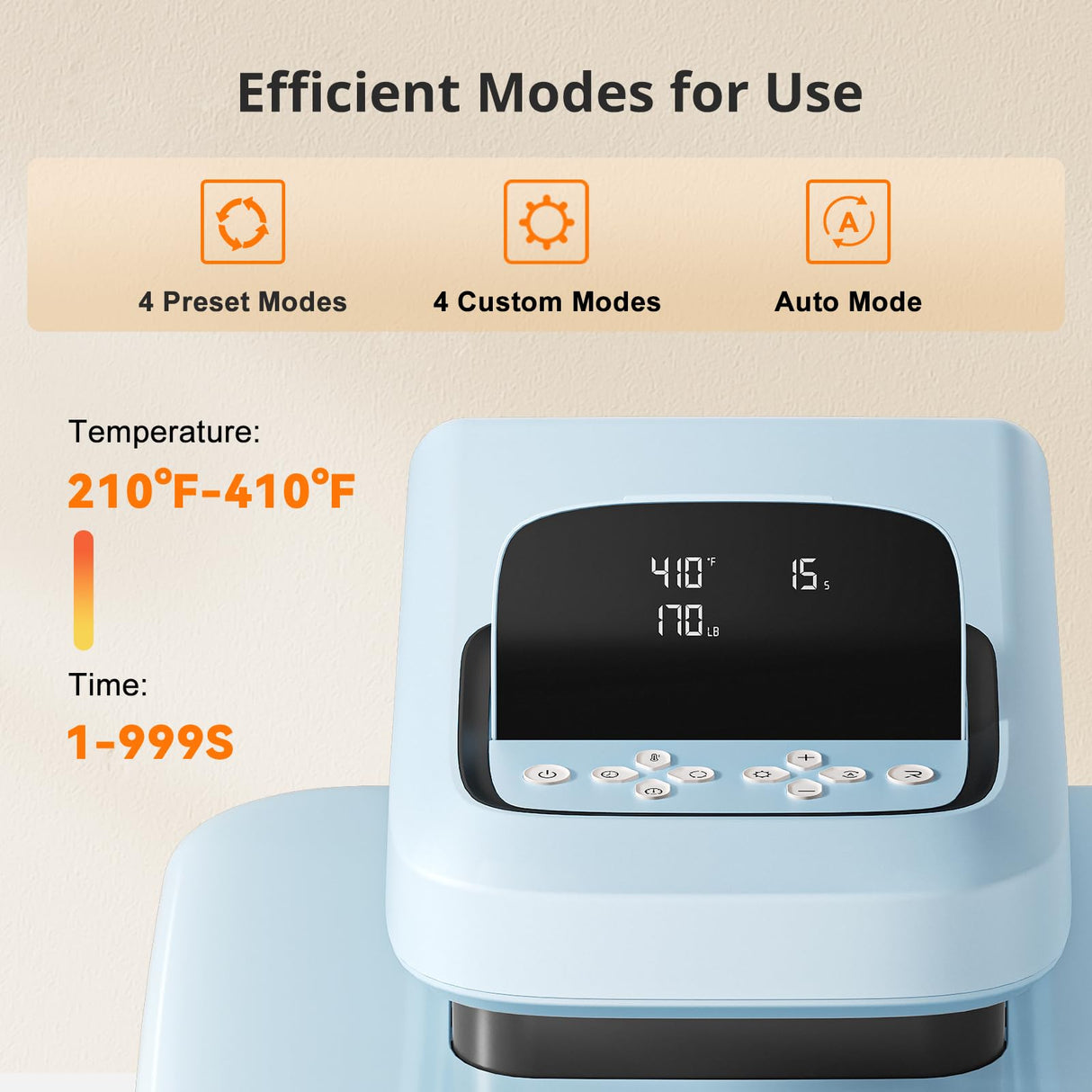 HTVRONT Auto Heat Press 2 - Heat Press Machine for T Shirts with Adjustable Pressure & Higher Heating Height, Heat Up Fast & Evenly Heat Press 15x15 for Sublimation, Puff HTV, Heat Transfer Project HTVRONT