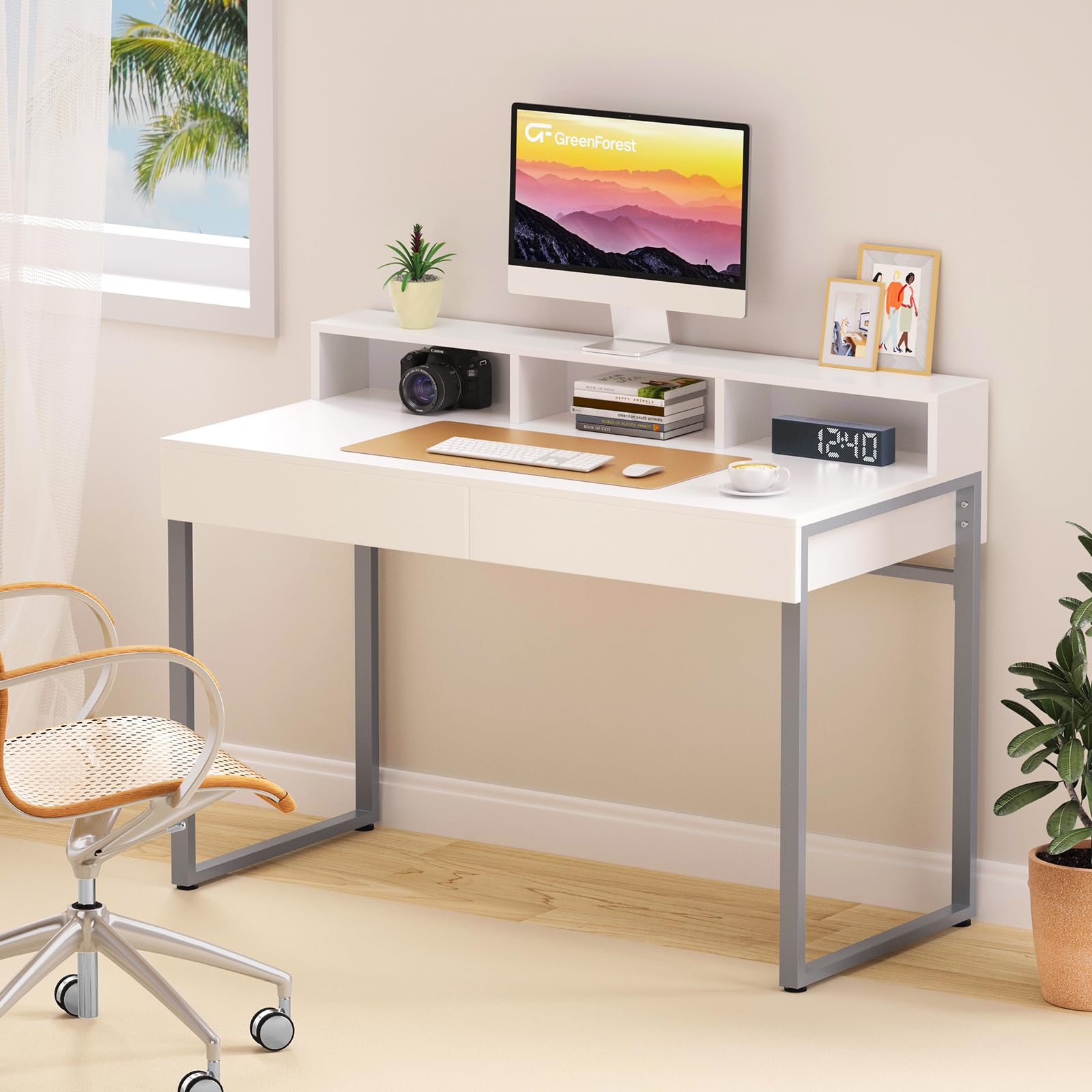 Small Computer hot Desk for Home&Office- 31.5