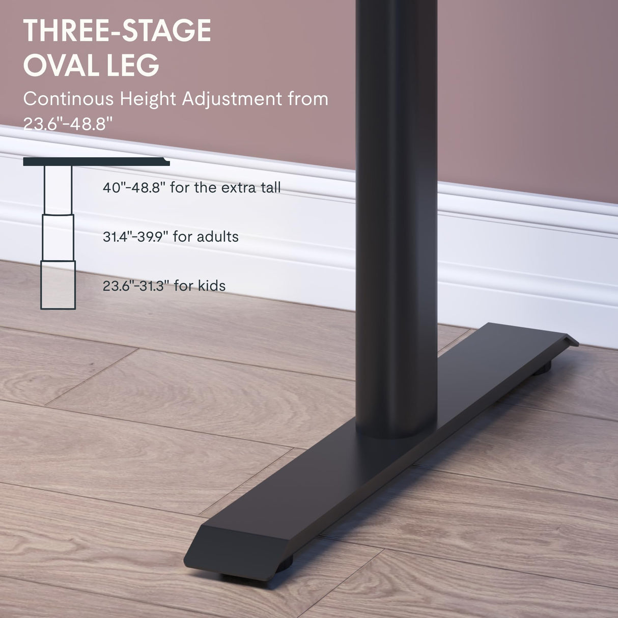 FLEXISPOT E8 Electric Gaming Standing Desk, 60x27 in Adjustable Height Desk for FPS Games, Computer Desk for Home Office Gamer with Dual Motors, USB Ports, Whole Piece Top (Black Frame + Black Top) FLEXISPOT