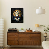 Paint by Numbers Kit for Adults - Majestic Lion Art, DIY Oil Painting Kit for Animal Lovers, Creative Craft for Home Decor & Gift Generic