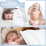 Preboun 10 Pcs Sublimation Throw Blanket Thick Plush Blankets Soft Fuzzy Blanket White Blank Blanket for DIY Custom Personalized Sublimation Photo (30 x 40 Inch) Preboun