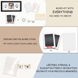 MYPAWLETS-Extra Large Inkless Paw Print Stamp Pad for Dog &Paw Print Frame,Cat Dog Paw Print Kit,2 Clean Touch Ink Pads,Pet Paw Print Impression Kit with Wooden Frame,Personalized Paw Print Gift-Black MYPAWLETS