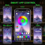 MESAILUP 60 Inch Detachable LED Lighted Liquor Bottle Display 3 Step Illuminated Bottle Shelf 3 Tier Home Bar Drinks Commercial Lighting Shelves with Remote Control (3 Tier, 60 inch) MESAILUP