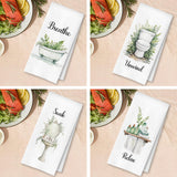 ArtisaEura Boho Farmhouse Bathroom Hand Towels Set of 4, Relax Breathe Soak Unwind Botanical Decorative Hand Towels for Gym Yoga Spa Decor, Modern Farmhouse Bathroom Decor, 16x24 Inches ArtisaEura