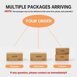 PADMA HOUSE Round Glass Pub Dining Set for 4, 45in Round Wood Modern Glass Counter Height Bar Table with 4 PU Leather Pub Stools 5 Piece Bistro Dining Table Chairs Set, Clear&Black PADMA HOUSE