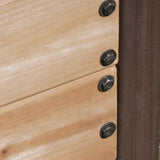 Miracle-GRO 4 x 4 Ft. Wooden Raised Garden Bed, 12.8 Cu. Ft. Above Ground Garden with Powder-Coated Metal Brackets for Decks and Yards Miracle-Gro