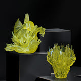 FUNCRECOL 3D Printer Resin Clear, High Precision Fast UV-Curing 3D Resin 405nm for LCD/DLP/MSLA Resin 3D Printer, Low Odor 3D Printing Resin Clear Yellow 1KG FUNCRECOL