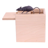 Amish-Made Wooden Surprise Mouse Prank Box Toy AmishToyBox.com