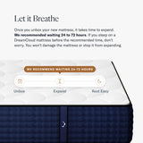 DreamCloud 12" King Mattress - Luxury Hybrid Gel Memory Foam - 365 Night Trial - Premium Pressure-Relieving Layers - Forever Warranty - Mattress in a Box - CertiPUR-US Certified DreamCloud