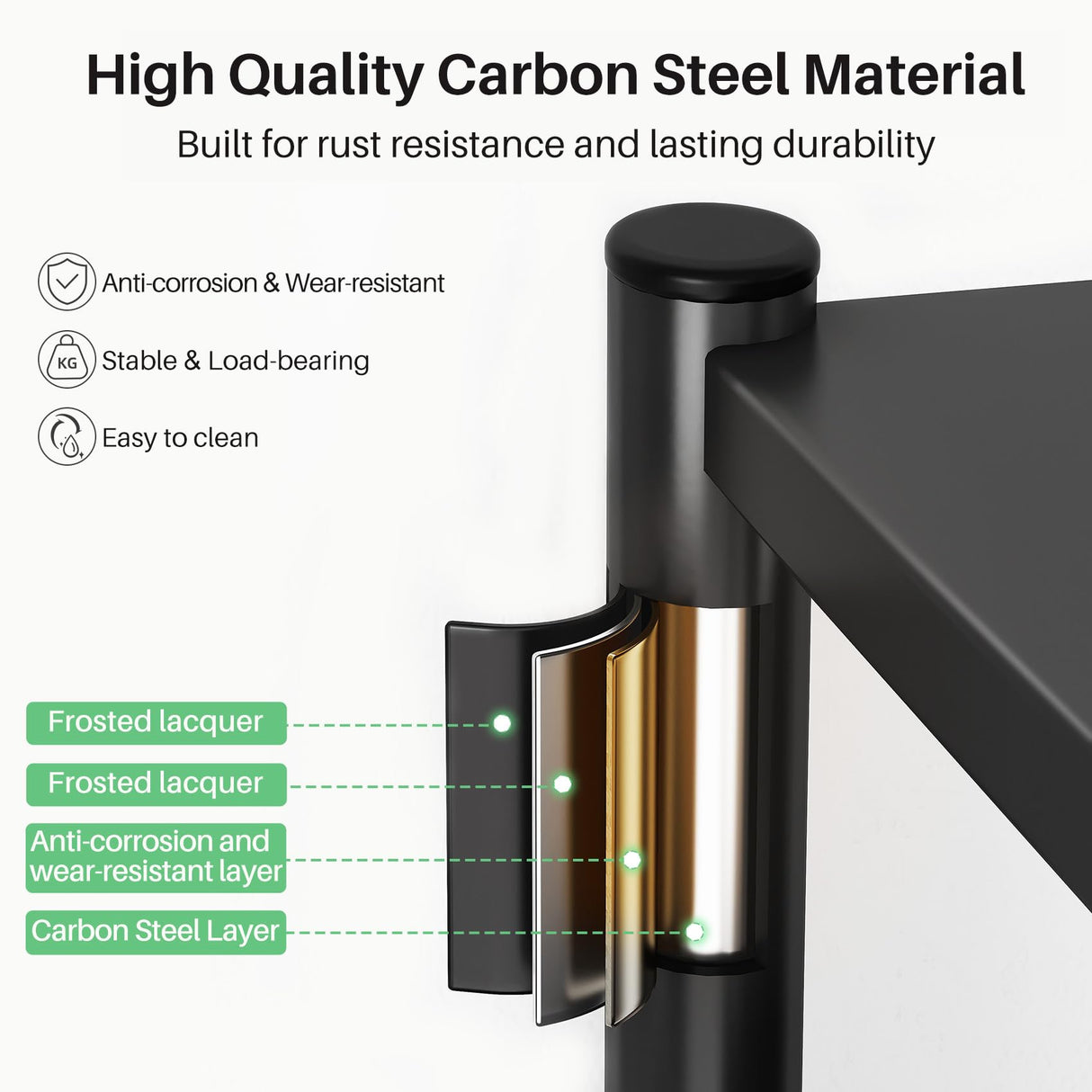 Metal Shelving for Storage, 5 Tier Adjustable Kitchen Storage Shelves with Wheels, Shelving Unit Bookshelf Utility Shelf Metal Storage Rack for Garage Pantry Closet Laundry, 35.8"x13"x59.65" PXRACK