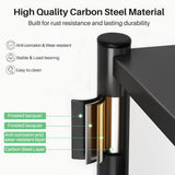 Metal Shelving for Storage, 5 Tier Adjustable Kitchen Storage Shelves with Wheels, Shelving Unit Bookshelf Utility Shelf Metal Storage Rack for Garage Pantry Closet Laundry, 35.8"x13"x59.65" PXRACK