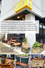 Generic Stanley Lunch Box Accessories for 10qt, 9.5L PUPACAMP Handmade Wood Table (Single Lantern Hanger Kit), Natural, st-pupa-01 Generic