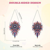 HEIBAGO Dreamcatcher Hanging Diamond Art Kits for Adults, Special Shaped Crystal Diamond Painting Ornament Kit, DIY Double-Sided Pattern Window Pendant Gem Art Kit for Home Wall Decor 8.3x8.3inch HEIBAGO
