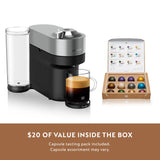Nespresso Vertuo Pop+ Deluxe Coffee and Espresso Maker by Breville, Titan Nespresso
