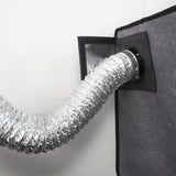 3D Printer Enclosure Ventilation Kit with 5000RPM Fan and Speed Control Power Adapter, Flex Tube, Exhaust Smoke & Odors, Low Noise, for 3D Printer Enclosure & Laser Engraver Enclosure Makacces