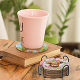 Sitsink Highland Cow Diamond Painting - 8 Pcs Highland Cow Lover Diamond Painting Coaster Kits for Adults, DIY Coasters Diamond Painting Kits Highland Cattle, Diamond Painting Coaster Kits with Holder Sitsink