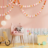 Waydress 200 Pcs Boho Rainbow Wooden Beads Rustic Farmhouse Wood Beads Natural Handmade Round Bead Polished Spacer Bead for DIY Necklace Bracelet Earrings Keychain Crafts Jewelry Making Waydress